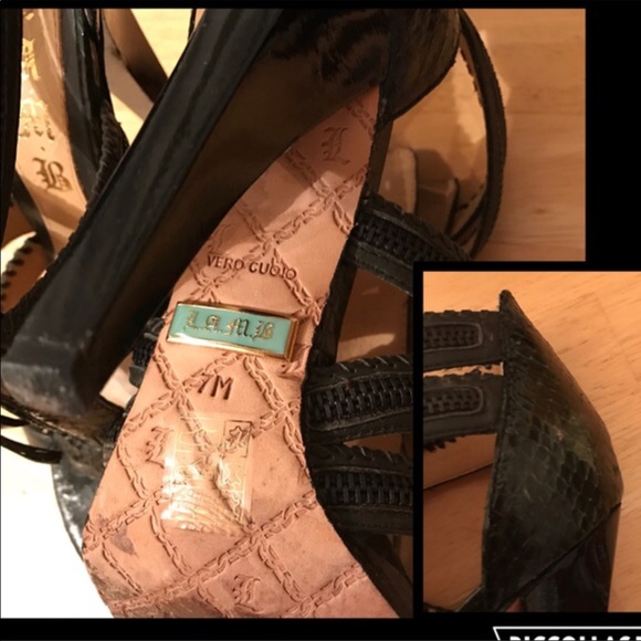 L.A.M.B. Gwen Stefani Nayuta Zipper Gladiator Sz 7 - Picture 4 of 4